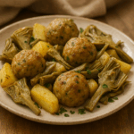 Polpettine con carciofi e patate